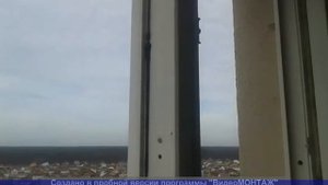 Оконные соединения эркера. 17 этаж.