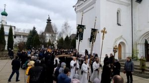 Похороны старца Власия .Пафнутьев Боровский монастырь.