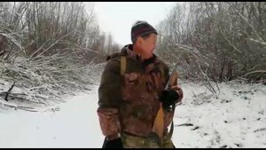 Охота на зайца в Якутии