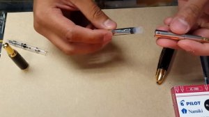 How to put Ink Cartridges in the Namiki Vanishing Point