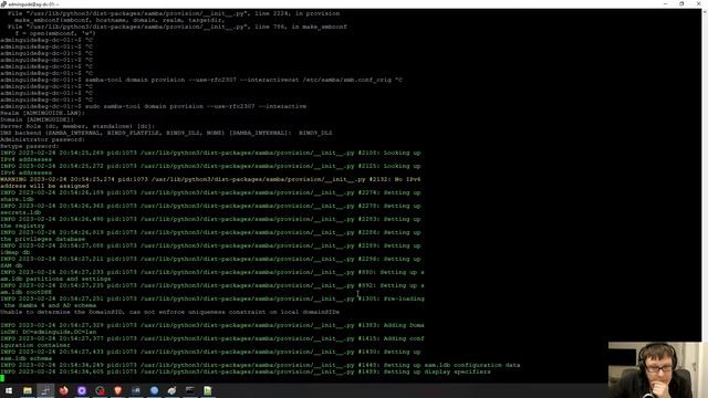 Linux AD-DC. Ubuntu 22. Часть 2