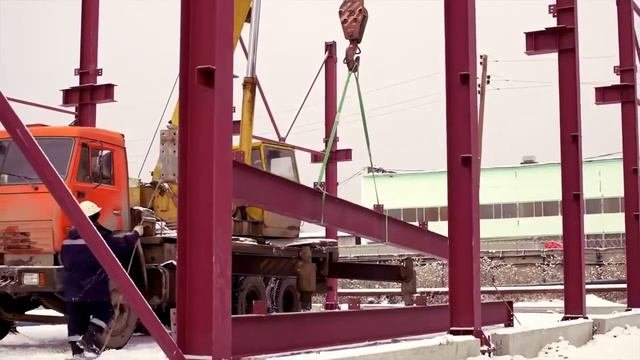 Монтаж металлоконструкций быстровозводимых зданий