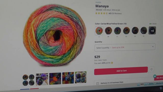 HOBBII- Manaya Yarn Swatches - "No Shades of Gray Challenge" UPDATE смотреть онлайн