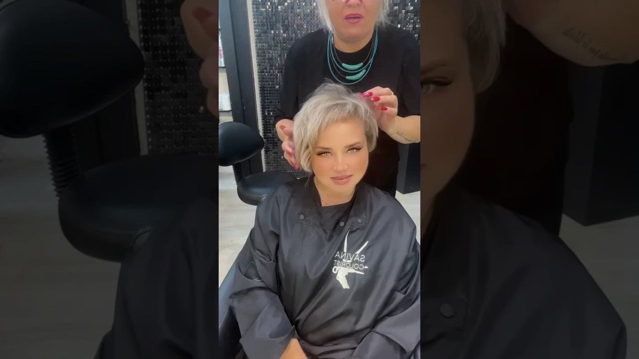 Обалденная Стрижка Пикси-Боб на тонкие волосы/Awesome Pixie Bob Haircut for Thin Hair #модаикрасота