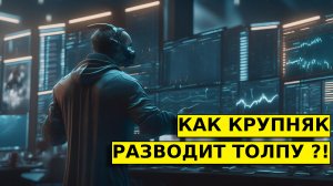 Как крупняк разводит толпу и защищает свои позиции ?! Секреты трейдинга.