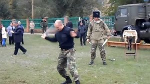 боевой  пляс Терских казаков.