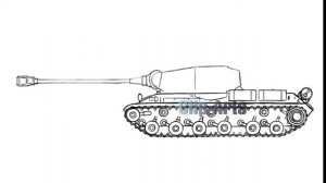 Как нарисовать танк ИС-2