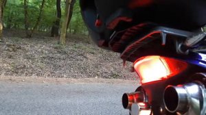 Honda Varadero XL1000 stock exhaust with dB killer