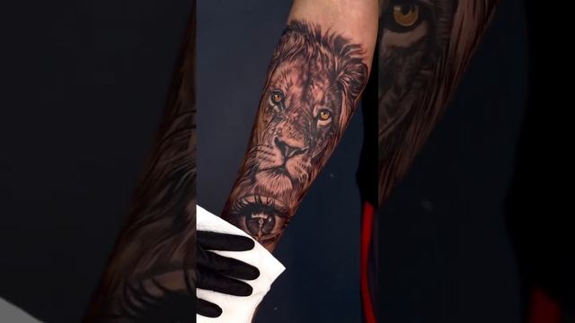 best lion tattoo art #shortsvideo