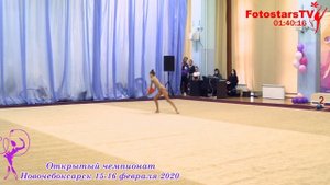 Чемпионат по художественной гимнастике 15-16 февраля 2020 Новочебоксарск