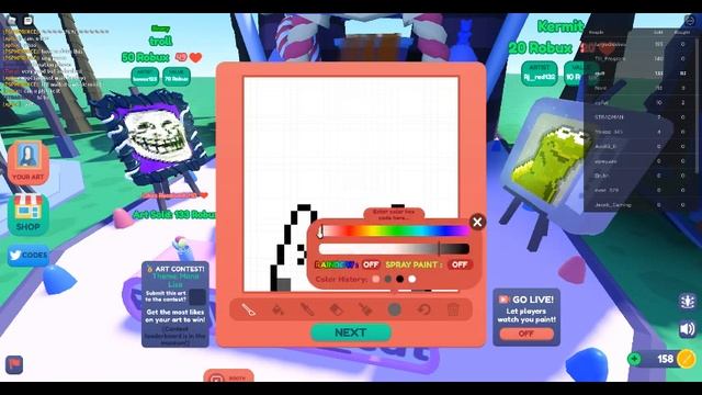 How to make a cat on starving artists (roblox) смотреть онлайн