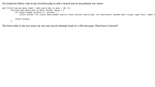 Wordpress: search form leads to 404 смотреть онлайн