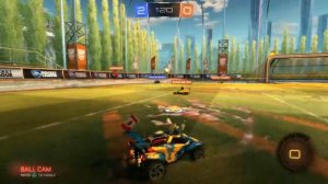 Key save + goal! (Rocket League Clip)