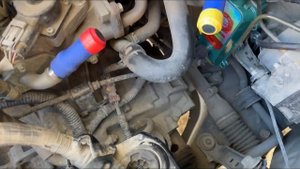 Установка котла подогрева двигателя на Nissan Tiida в г. Благовещенске Амурская область