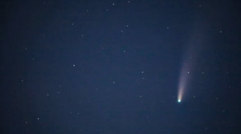 В Шотландии сняли на видео крупный светящийся метеор