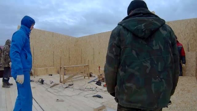 ⭕МАСТЕРСКАЯ ИЗ СИП ПАНЕЛЕЙ. Сборка СИП (SIP) 2 этажа. смотреть онлайн