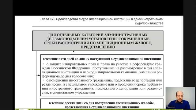 Административный процесс Лекция 12 Производство в суде апелляционной инстанции в административном с