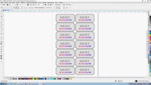 Как сделать нумерацию билетов в Corel за 1 минуту. Макрос Numerator - проще "слияния при печати"