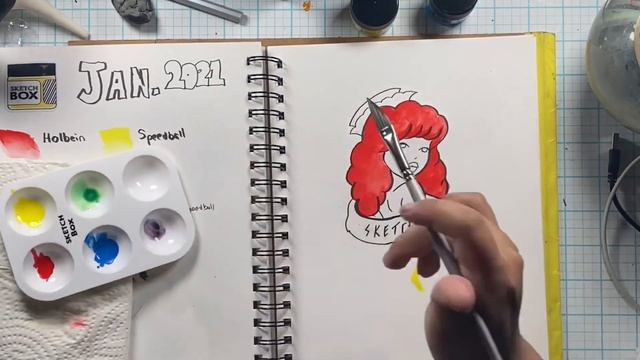 Sketchbox January 2021 unboxing, review and DEMO! смотреть онлайн