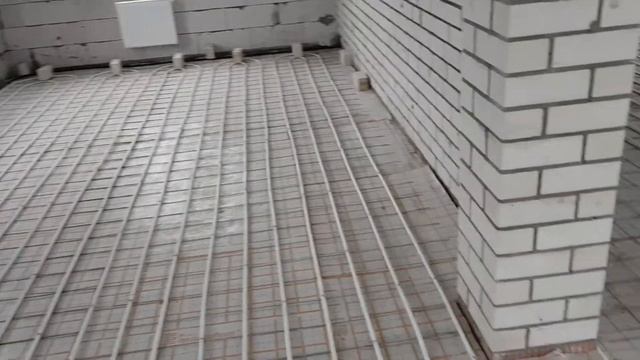 Монтаж теплого пола из сшитого полиэтилена в доме. смотреть онлайн