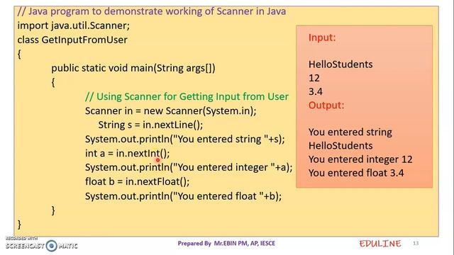 JAVA - MODULE 3 - TOPIC 9 - READING CONSOLE INPUT & WRITING CONSOLE OUTPUT смотреть онлайн