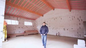 Дом из блоков Итонг. Строительство коробки и отзыв Клиента.