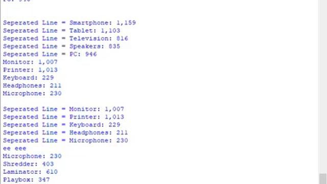 Python Idle view of data recorded from Retail Tycoon 2. смотреть онлайн