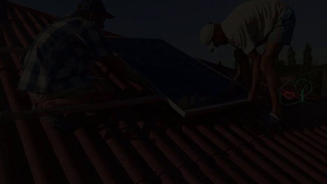 Монтаж солнечных панелей на шиферную крышу ч.2