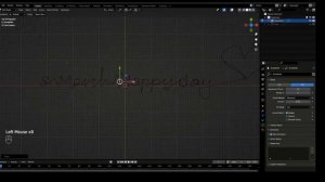 анимация текста в блендере (8 march in blender)