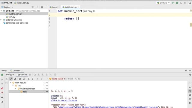 Элементы Test Driven Development на Python