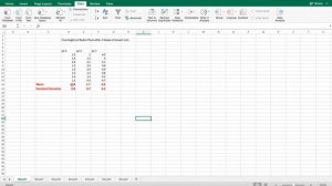 ANOVA and T Test on Microsoft Excel on the Mac Book Air Computers