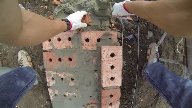 Урок №2.1 Цокольная часть и раскладка кирпича. смотреть онлайн