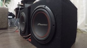 Pioneer TS-W254R (2шт) максимальный ход в ФИ