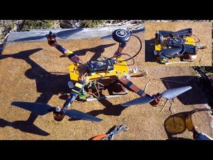 Квадрокоптер размера 410 с APM 2.6 на складной раме(свой вариант) - первый полет