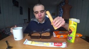 МУКБАНГ/АСМР СЛАДОСТИ-ПЕЧЕНЬЕ,ГЛАЗИРОВАННЫЕ СЫРКИ, ВАФЛИ,КОНФЕТЫ/КОФЕ/ДЕСЕРТ/EATING/ASMR/Mukbang#313