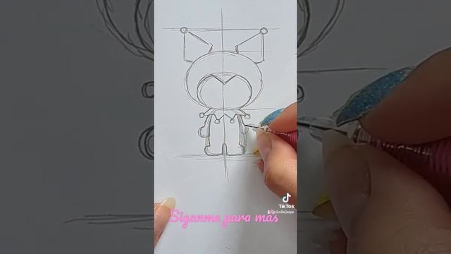 Tutorial Dibujando a Kuromi?