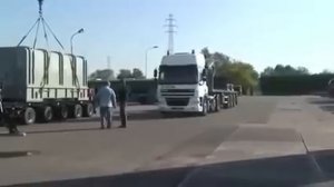 Мощнейший кран манипулятор Kennis на полуприцепе