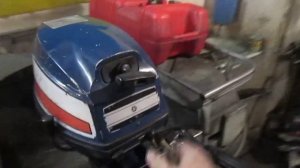 Ямаха-5лс, воздушное охлаждение(работа на стенде)