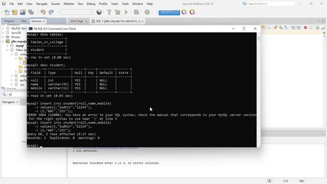 JAVA DATABASE CONNECTIVITY || JDBC || HOW TO CONNECT MYSQL AND JAVA NETBEANS IDE  USING CONNECTOR-J