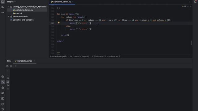 #U star pattern in python |for loop star patterns |python3 star patterns |U pyramid shape in python