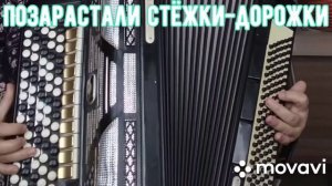 БАЯН"ПОЗАРАСТАЛИ СТЁЖКИ-ДОРОЖКИ"БЕЗ НОТ АККОРДАМИ Am,Dm,E,A7,G,C,КАК НА ГИТАРЕ.