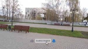 #2 [HD] Walking tour Kharkov city, Ukraine - Monument to Vladimir Vysotsky - April 2021