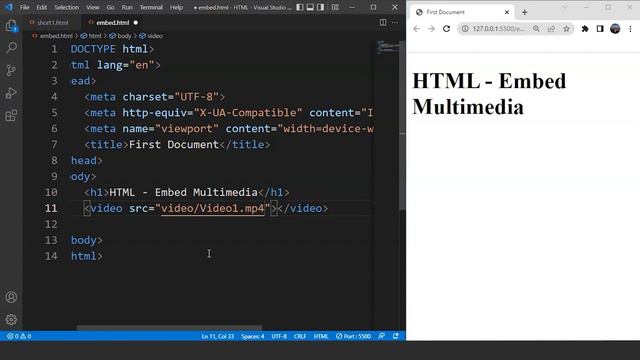 HTML Embed Tag Explained | Embed Tag In HTML | How To Use Embed Tag In HTML | SimpliCode