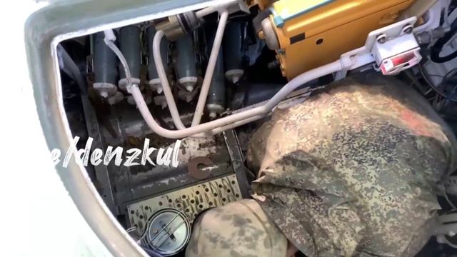 Работа артиллерийской-миномётной установки «Нона» на восточном фланге Артёмовского направления