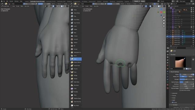 Part 06 - Sculpting The Hands