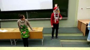 Видео декабрь 2019 года, Новый год на контрольной работе у Галины Михайловны