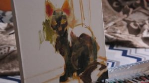 Обзор красок Art Creation | масляная живопись | рисую свою кошку