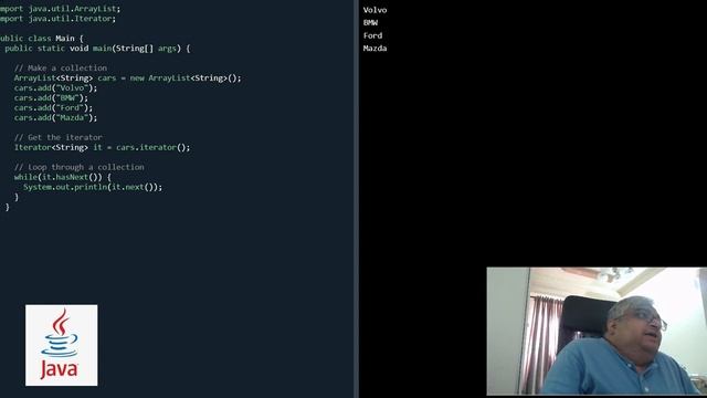 Iterator in JAVA - Java tutorial - w3Schools - Chapter-45   English
