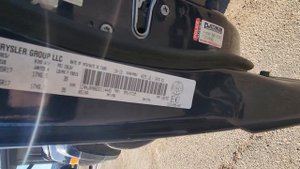 Jeep Patriot - EXTERIOR PAINT COLOR CODE LOCATION (2007 - 2017)