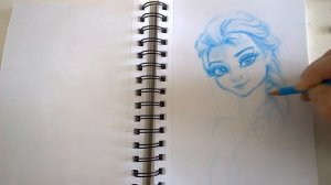 Рисуем портрет Эльзы /Drawing a portrait of Elsa